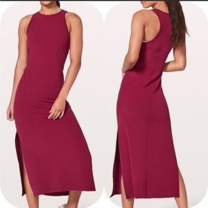 Like New Lululemon Get Going Dress - Ruby Wine - Size 10